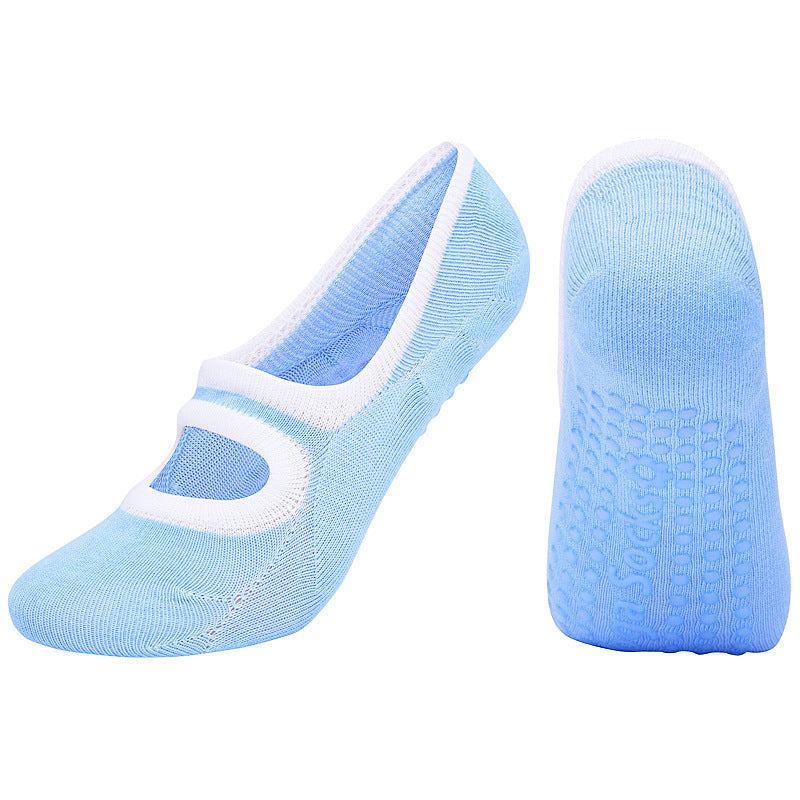 Open-back non-slip gym indoor floor socks 2882263880615