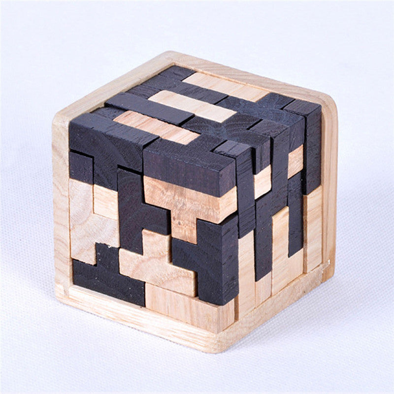 Creative 3D Puzzle Luban Interlocking Wooden Toy Early Educational Toys Puzzles 2886406031394