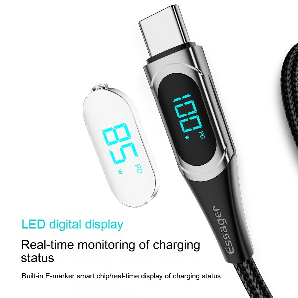 Fast Charge 100W Dual Type-c Super Fast Charge Data Cable - 图片 3