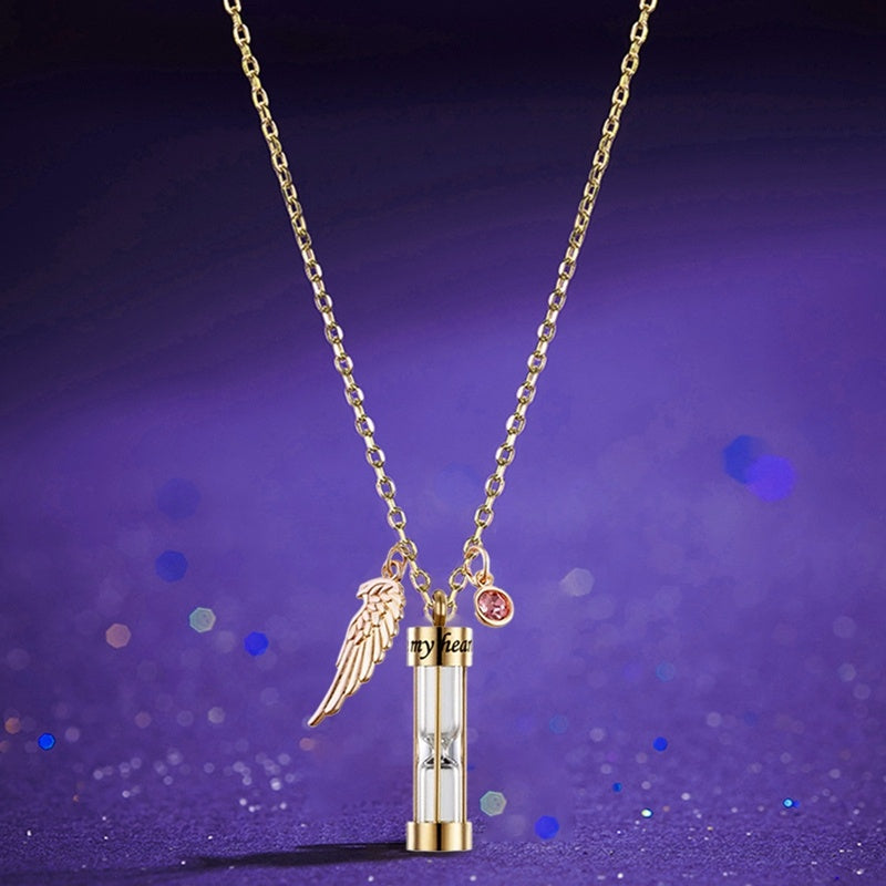 Cremation Necklace Eternal Hourglass Pendant Souvenirs 28d37a0e a494 4ad4 a186 7e60d7477910