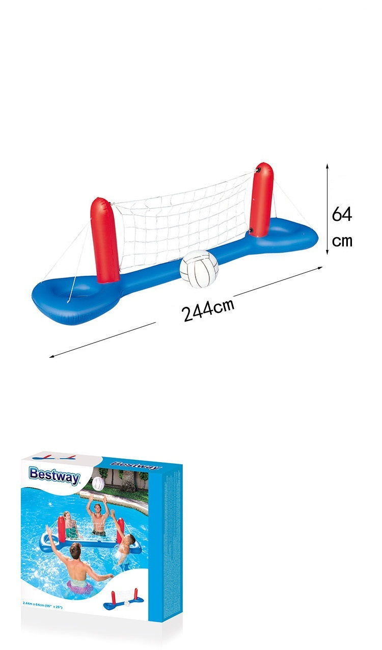 Giant Inflatable Pool Toy Volleyball Football Ball Game Swimming Game Toys Air Mattresses Large Floating Island Boat Toy Part