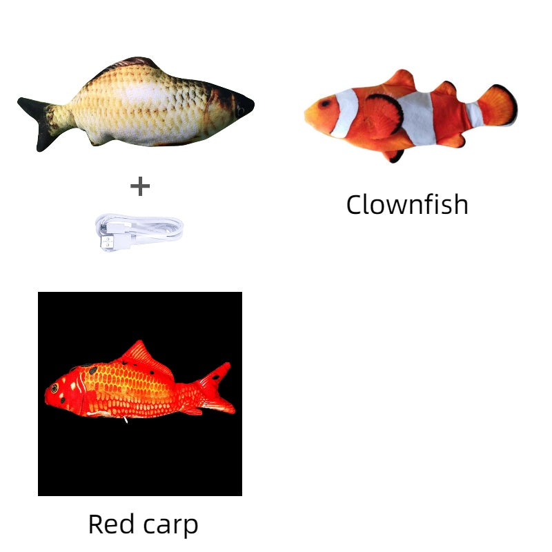 Without Cat Nip Version - Electric Jumping Fish Simulation Electric Fish Toy 2968bdf0 2cb6 4a05 a0e7 bccaf8e27090