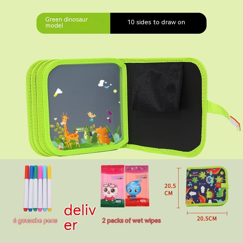 10-sided Children's Early Education Picture Book Double-sided Graffiti Drawing Board - HD Wireless Product #16