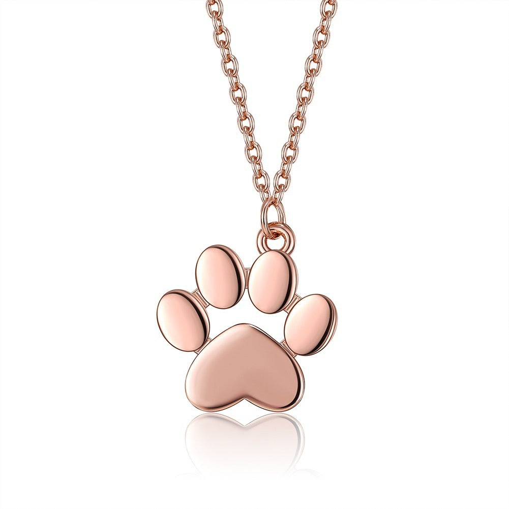 Cat Paw Cute Animal Fashion Clavicle Necklace Female 2990277816563