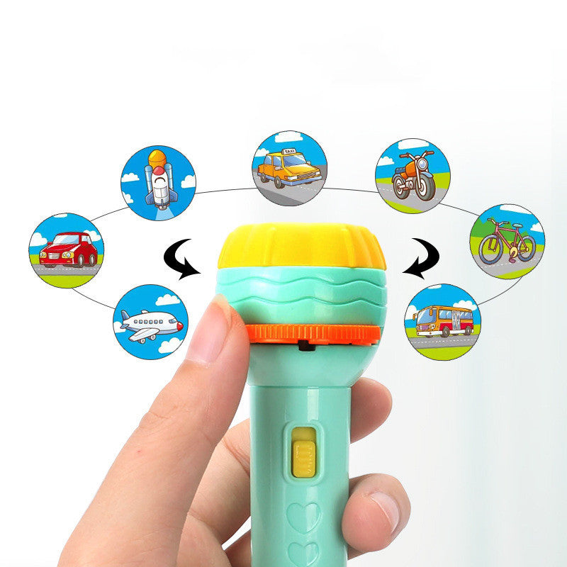 Cartoon Projection Flashlight 80 Patterns Creative Children Flashlight Toy Projector Baby Toys Bedtime Story Book 29993445 4f