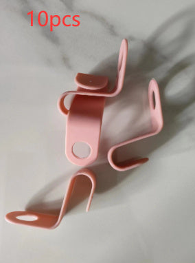 Plastic Closet Stack Hanger Rack Multi-function Wardrobe Space-saving Hanger Hook Coat Hook Bedroom Storage Wardrobe Organize