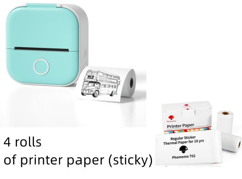 Portable Mini Thermal Label Printer Home Photo Printer Student Wrong Question Printer Bluetooth-compatible Mini Label Printer Price Tag - 图片 31