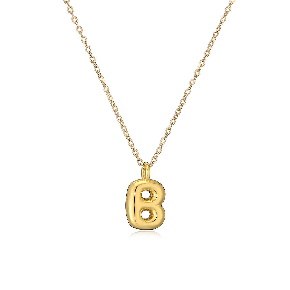 Copper Plated Gold 26 English Letters Pendant Necklace Niche Personality Clavicle Chain 2b966101 3448 442f a0c1 e7499baf1e4b