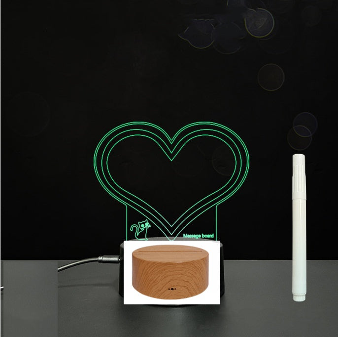 3D Acrylic Board Handwriting Message Board LED Light - HD Wireless Product #44