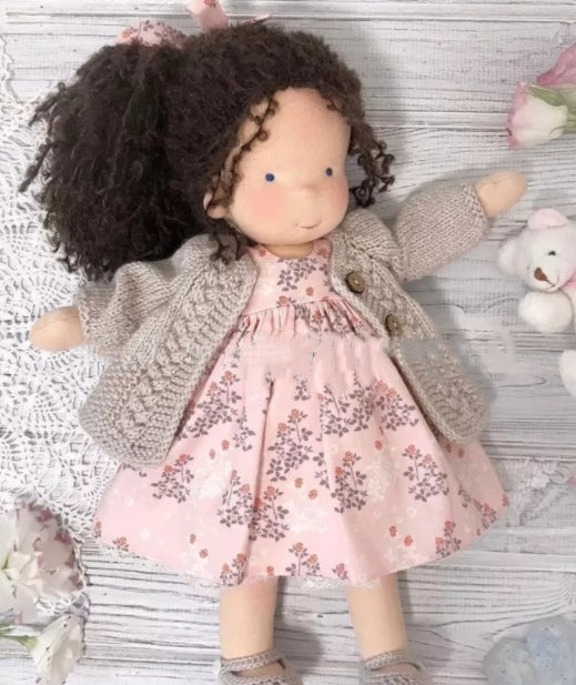 Handmade Plush Doll Golden Curly Girl Finished Product 2bf655e3 c0b5 46d0 8121 70b631c1276d
