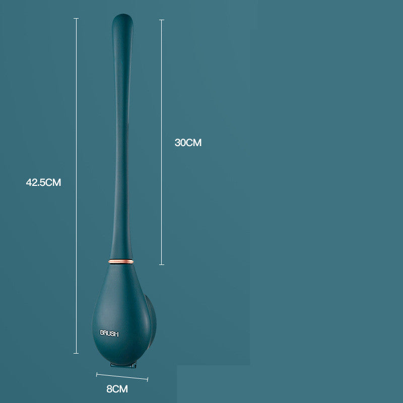 Household Brush Wall-mounted Long-handled Silicone Toilet Brush 2c646e54 5ee2 4941 9175 1f67b280c75c