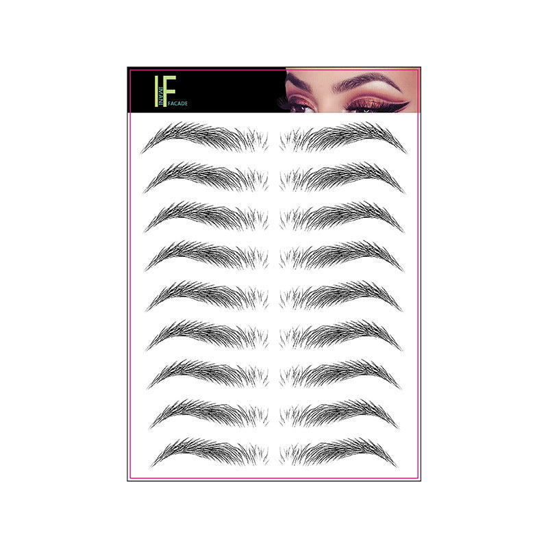 3D Waterproof Semi-permanent Eyebrow Stencil Stickers - HD Wireless Product #18