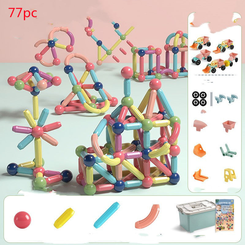 Magnetic Rod Children's Assembled Building Blocks Toys 2ccab651 8b14 4833 9a03 f61a9abdee4f