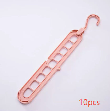9-hole Clothes Hanger Organizer Space Saving Hanger - HD Wireless Product #31