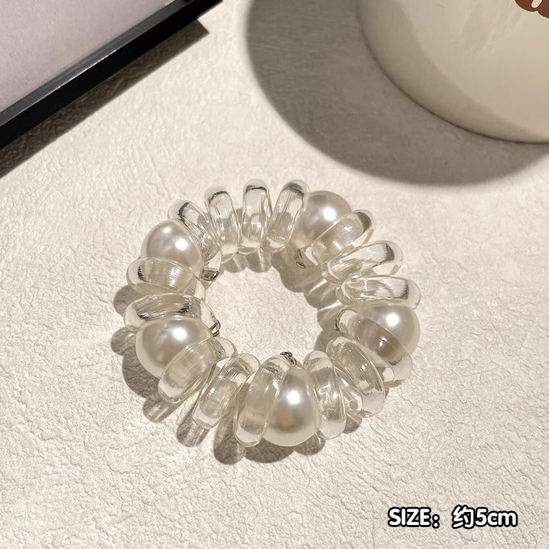 Telephone Wire Hair Ties Hair Rope Hair-binding High Elasticity Not Tight Hair 2d7c97c9 23bc 46e4 83d9 0048bfa831b0