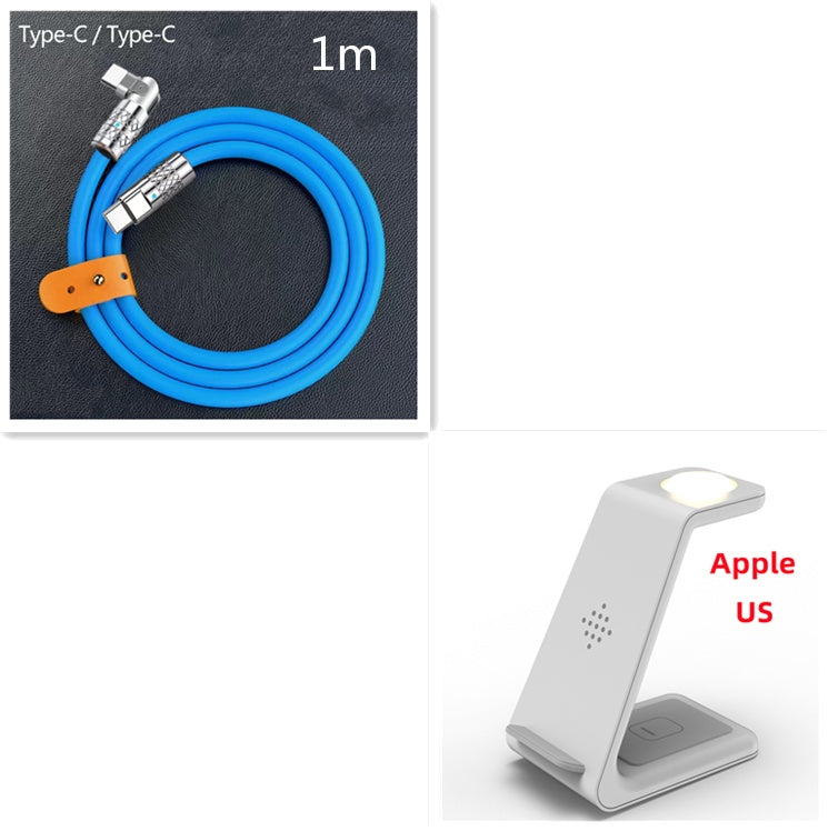 3 In 1 Fast Charging Station Wireless Charger Stand Wireless Quick Charge Dock For Phone Holder - 图片 36