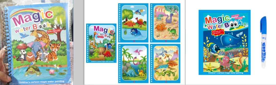 Children's Creative Magic Water Painting Book 2dddab79 4dd4 484c a37e f09a7da77bce