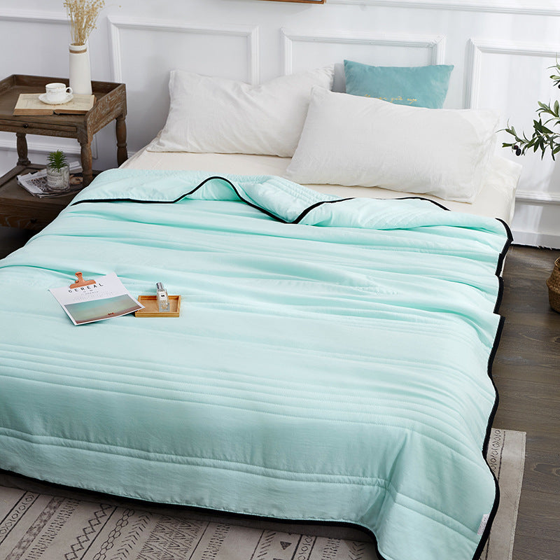 Cooling Blankets Pure Color Summer Quilt Plain Summer Cool Quilt Compressible Air-conditioning Quilt Quilt Blanket 2e117cfb c