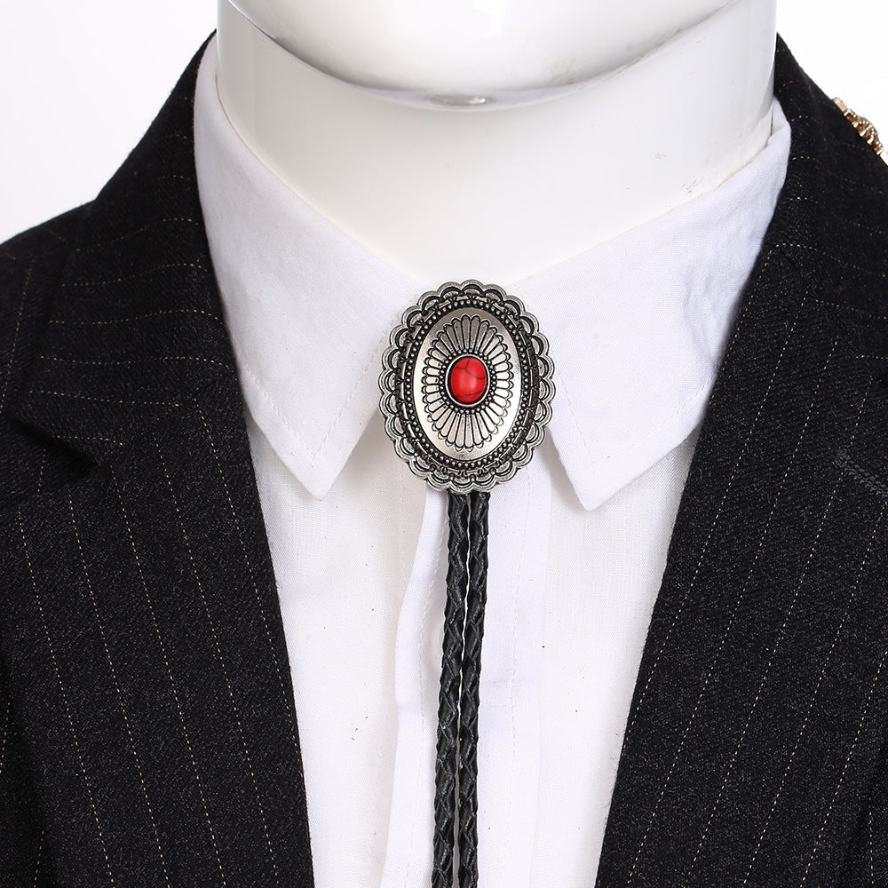 Celtic Pattern Turquoise Agate Bolo Tie 2e642312 7350 4534 9ea8 203e27468e25