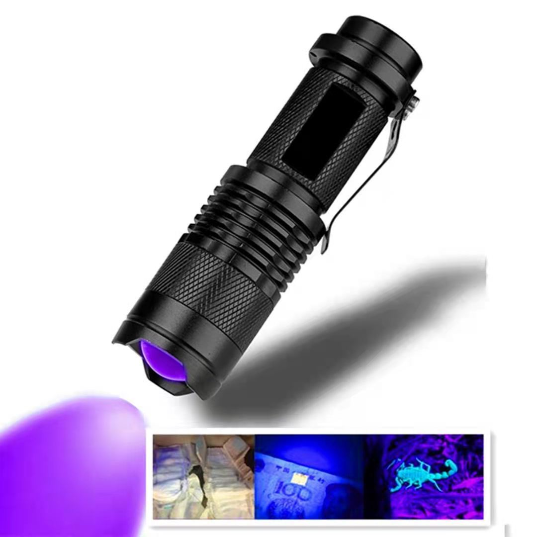 Fluorescent Detection UV Flashlight Scorpion Lamp Cat Moss Purple Light Aluminum Alloy Torch 2f472d93 ec27 4803 93ac 4b99fc2a