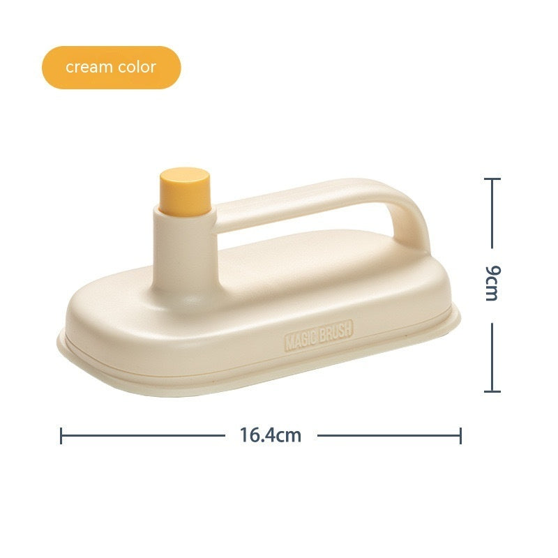 Kitchen Bathroom Toilet Cleaning Magic Brush Glass Wall Cleaning Bath Brush Handle Cleaning Rag Ceramic Window Slot Clean Bru