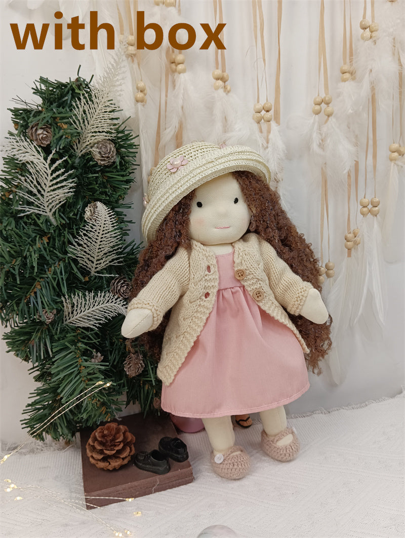 Handmade Plush Doll Golden Curly Girl Finished Product 2f4df413 aa8d 487f b455 9ba213b301f7