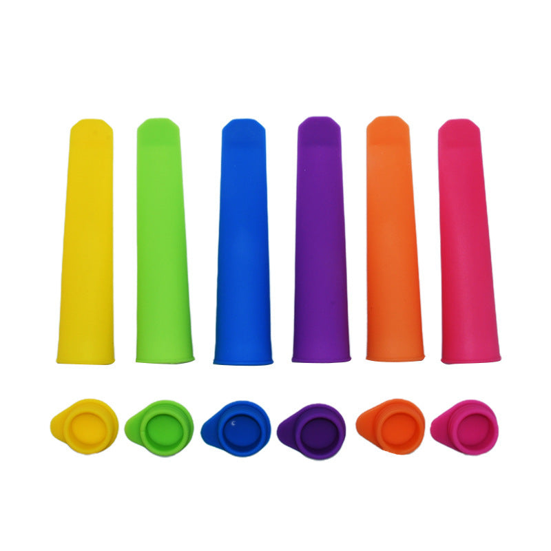 Spot Supply Medium Food Grade Silicone Popsicle Mold Ice Lollipop Mould Handheld Ice Lollipop Mould Popsicle Mold 2f76e019 c5