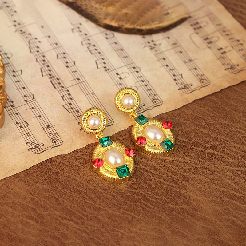 Court Style French Style Middle-ancient Earrings 2fa009d6 1411 45d1 815c e58280ed6bc8
