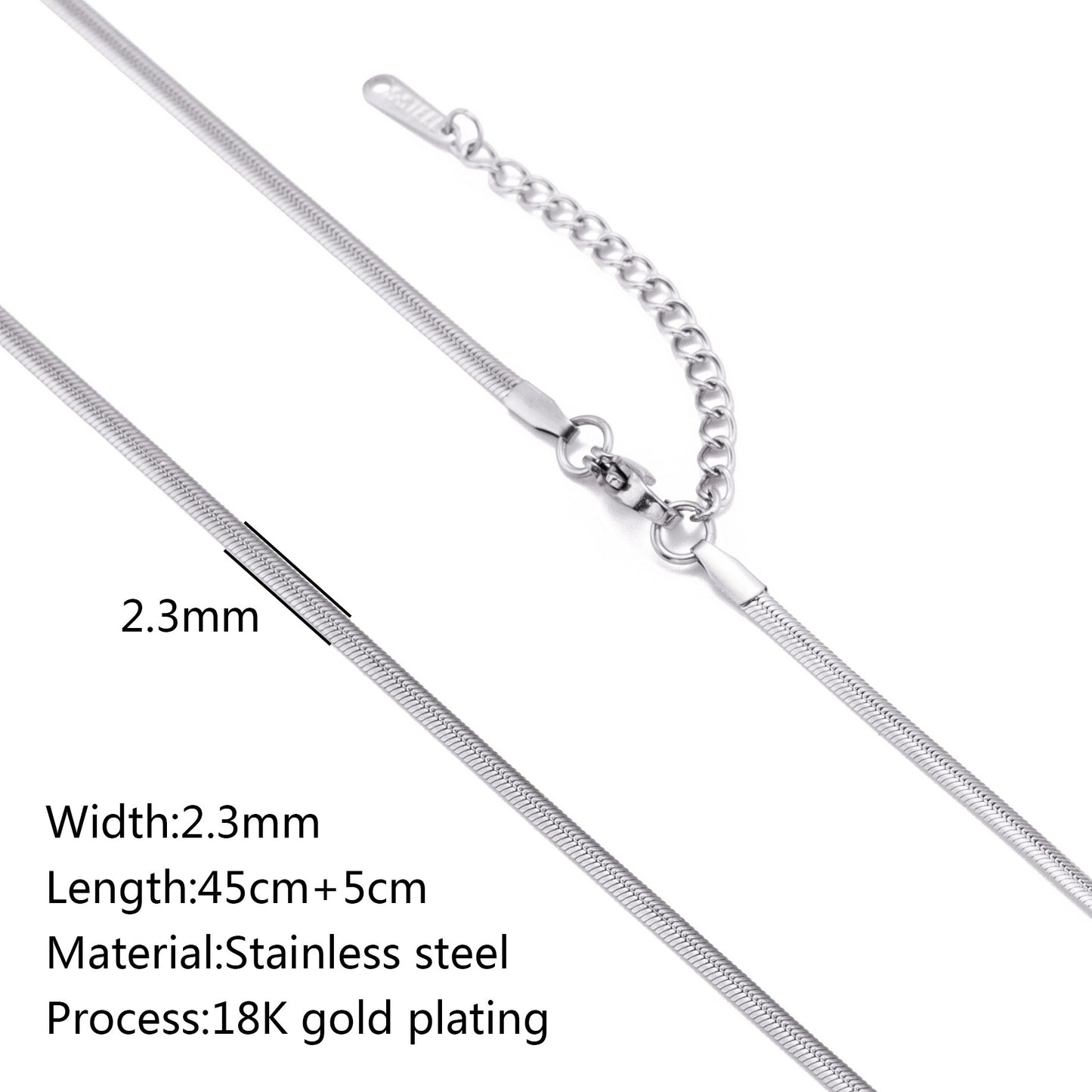 Stainless Steel Vacuum Vapor Plating 18K Gold Color Protection Lip Chain Accessories 2faf5199 c5f0 4b93 a3cc 4ce2c39c4586