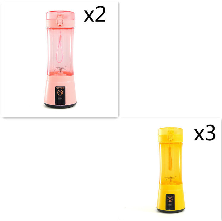 Portable Electric Fruit Juicer Wireless USB Rechargeable Mini Mixer Multifunction Summer Smoothie Blender Machine Kitchen Sup