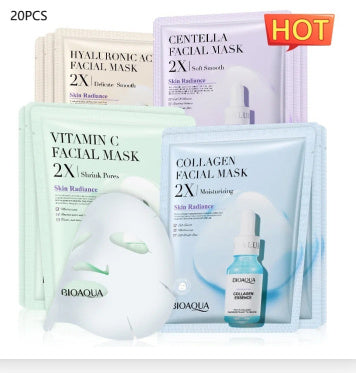 Collagen Face Mask Moisturizing Firming Face Sheet Mask Hyaluronic Acid Facial Masks Beauty Skin Care Gel Skin Care 2ff20d6c