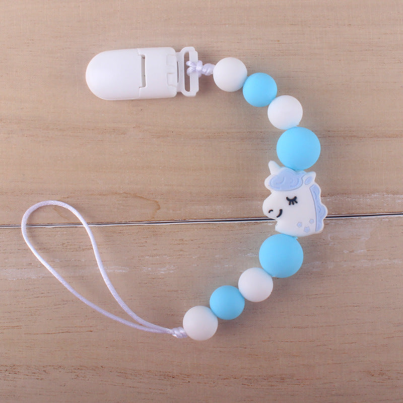 Baby silicone nipple chain clip 3032609499345