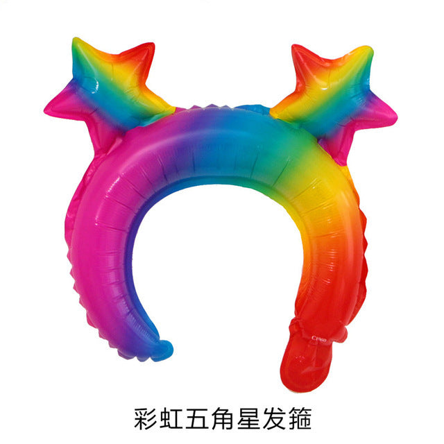 Aluminum film balloon push mobile headdress 3050408750135