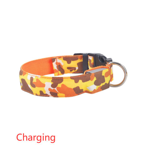 Camouflage pet supplies luminous dog collar 306a9553 2ba0 4d96 9d2d 81872a12554d