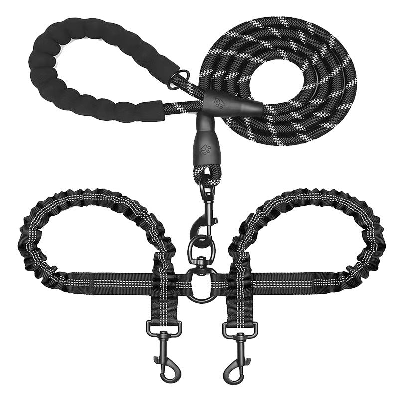 Polyester Pet Reflective One Drag Two Traction Rope 30d6bb33 fdcf 4657 932d 5dd085766d18