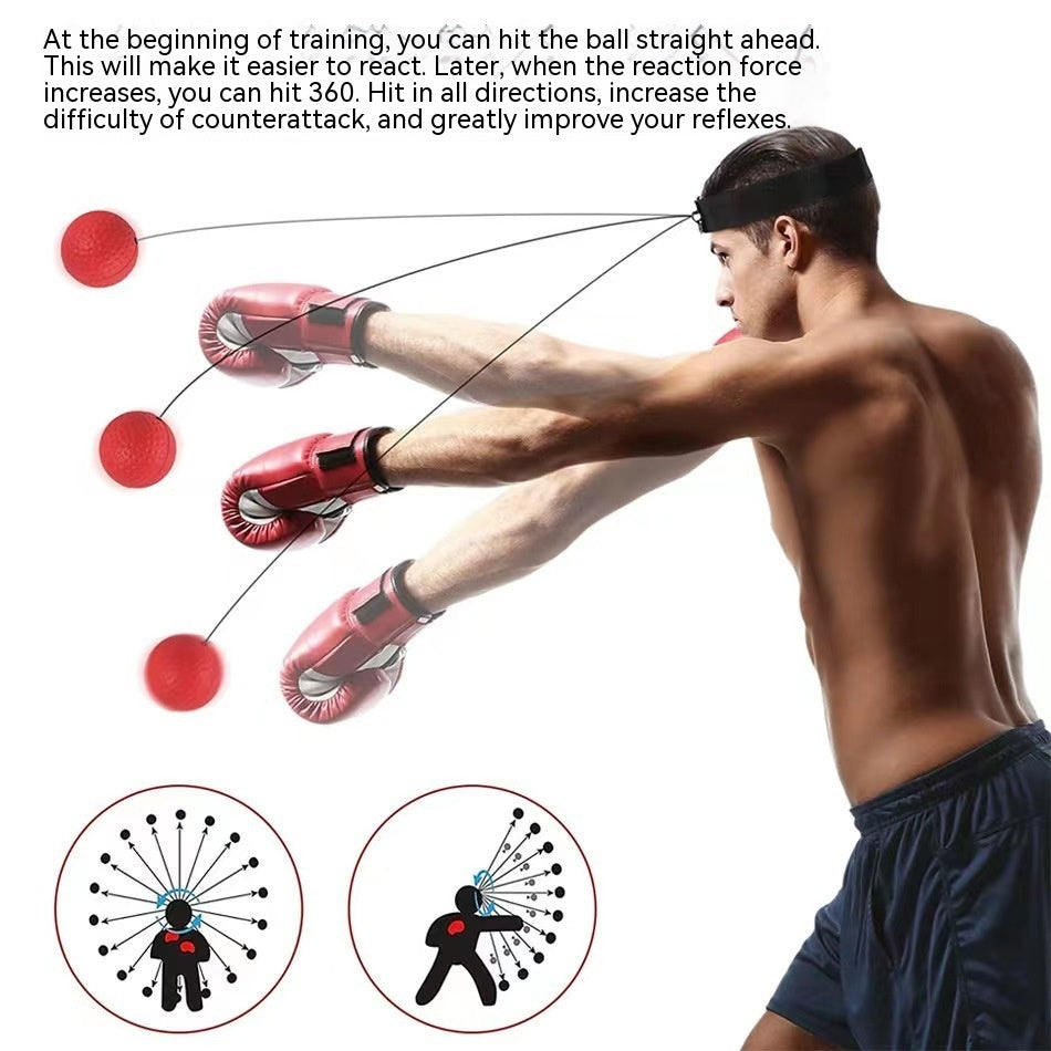 Head-mounted Boxing Reaction Training Fitness Entertainment Decompression Vent Ball Magic 30deafda 36bf 4989 971c fc024c2ef8a