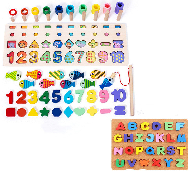 Children 3D Alphabet Number Puzzle Baby Colorful Geometric Digital Letter Educational Toy 311753073684