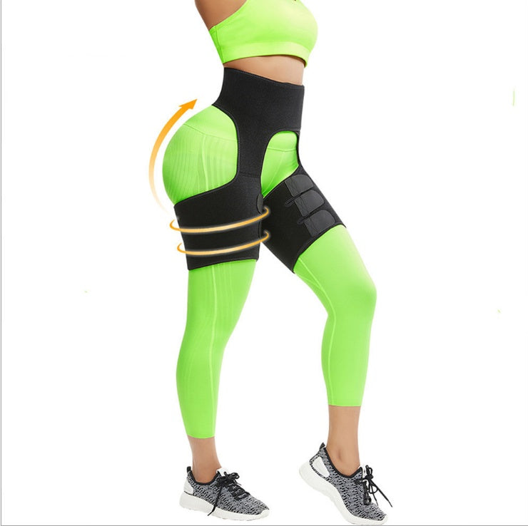 Sports Waist Belt Adjustable One-piece Girdle Leg Straps 31304850827405