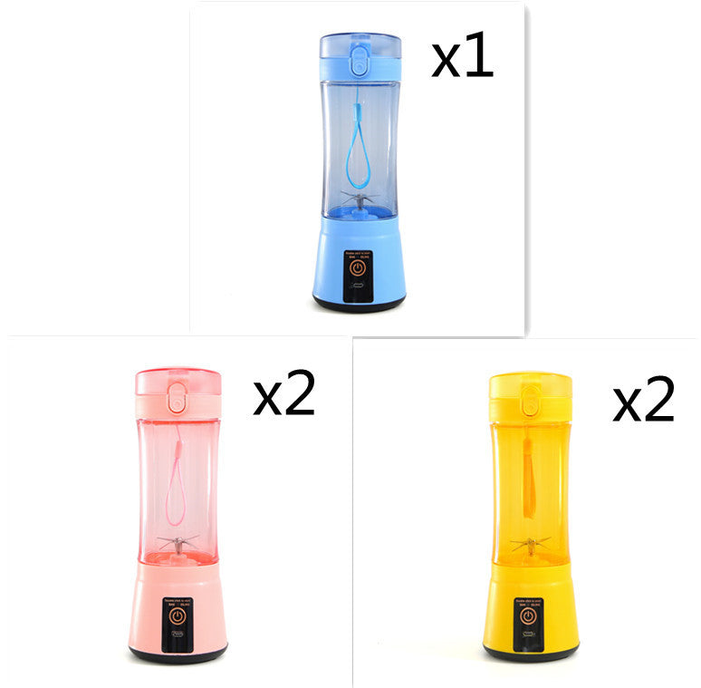 Portable Electric Fruit Juicer Wireless USB Rechargeable Mini Mixer Multifunction Summer Smoothie Blender Machine Kitchen Sup