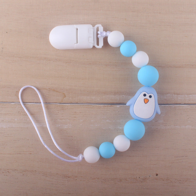 Baby silicone nipple chain clip 3160448113230