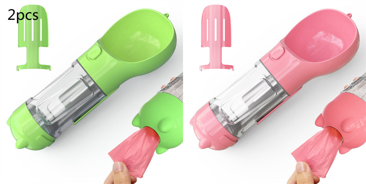 Pet Water Bottle Feeder Bowl Garbage Bag Storage Portable Pet Outdoor Travel 3 In 1 Dog Water Bottle 316d3c98 29f6 4b95 9e32