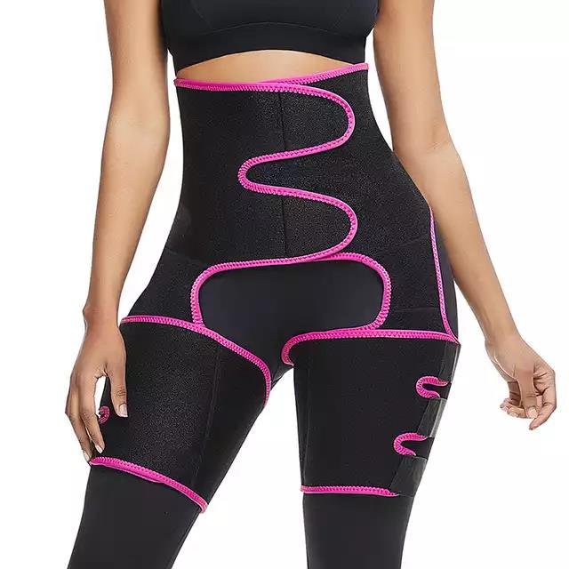 Sports Waist Belt Adjustable One-piece Girdle Leg Straps 318016766114