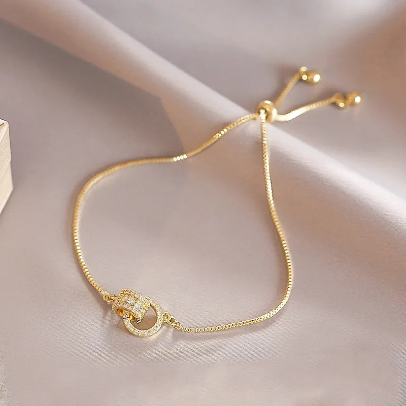 Gold Crisscross Bracelet Adjustable Fashion Design Girls' Jewelry Accessories 31904404 1be9 47de 83aa 52dc19278f85