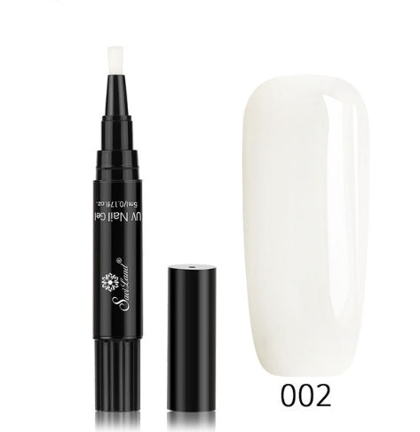 3 In 1 Gel Nail Varnish Pen Glitter One Step Nail Art Gel Polish Hybrid - HD Wireless Product #40