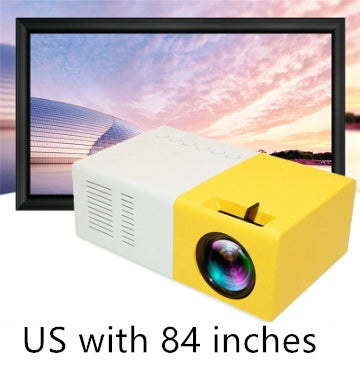 Portable Projector 3D Hd Led Home Theater Cinema HDMI-compatible Usb Audio Projector Yg300 Mini Projector 3276027063631