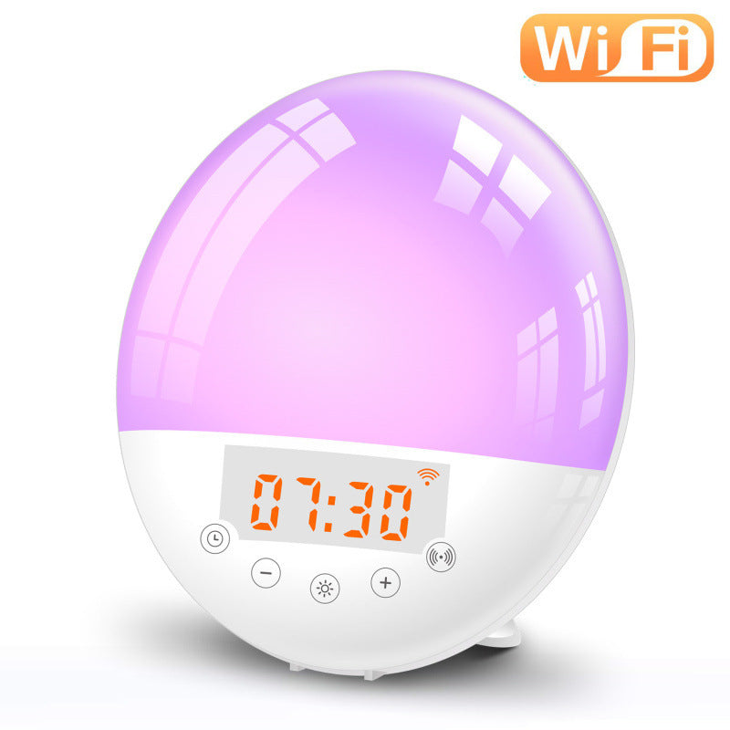 WiFi Voice Control Intelligent Alarm Clock, Sunrise Natural Wake-up Light 3290672560583