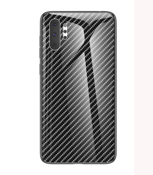 Phone case applies to A51 creative graded carbon fiber toughened glass A91 anti-fall protective case 3340914074220