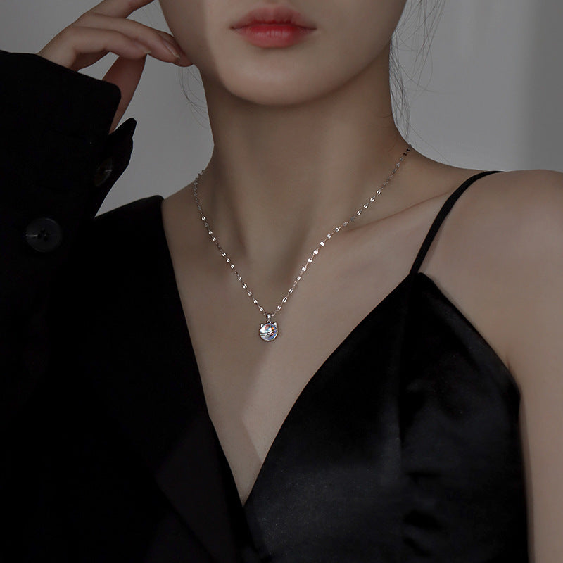 Women's Fashion Fantasy Planet Cat Pendant Necklace 335968f6 4fda 443a b4ce 5e68a7f7fc2a