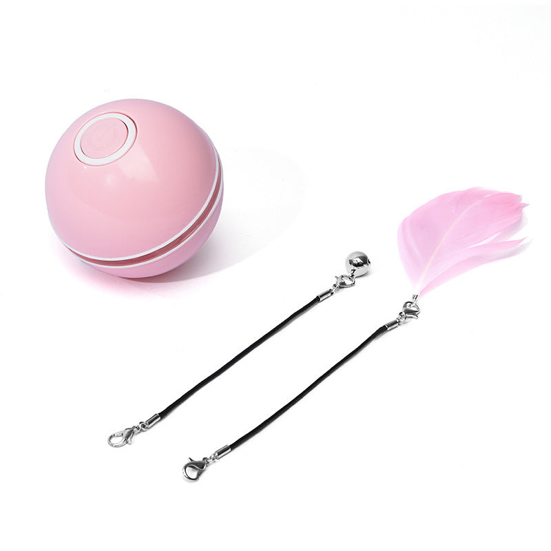 LED Laser Electronic Rolling Pet Funny Cat Toy Ball 3374173162528