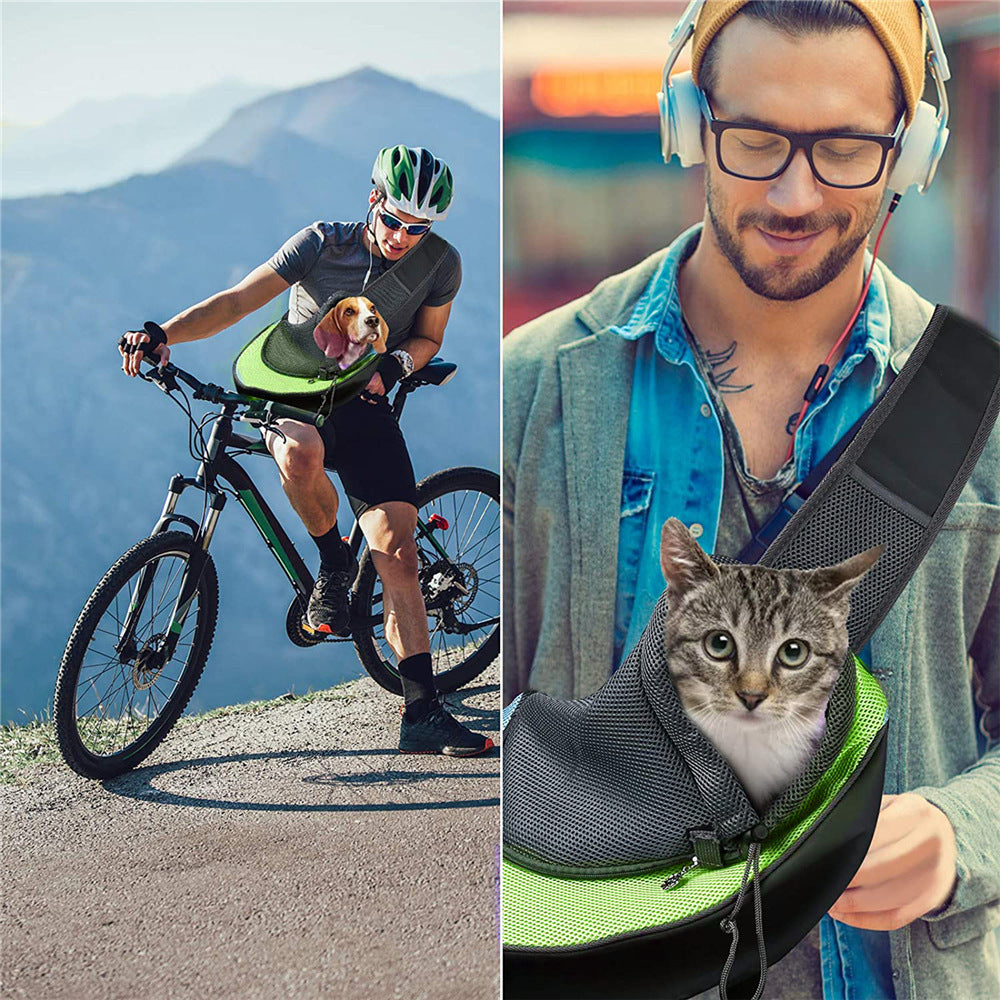 Cat And Dog Travel Portable Messenger Breathable Mesh Pet Backpack 339f61c3 d889 41ed a73a 0591dccb0bdd